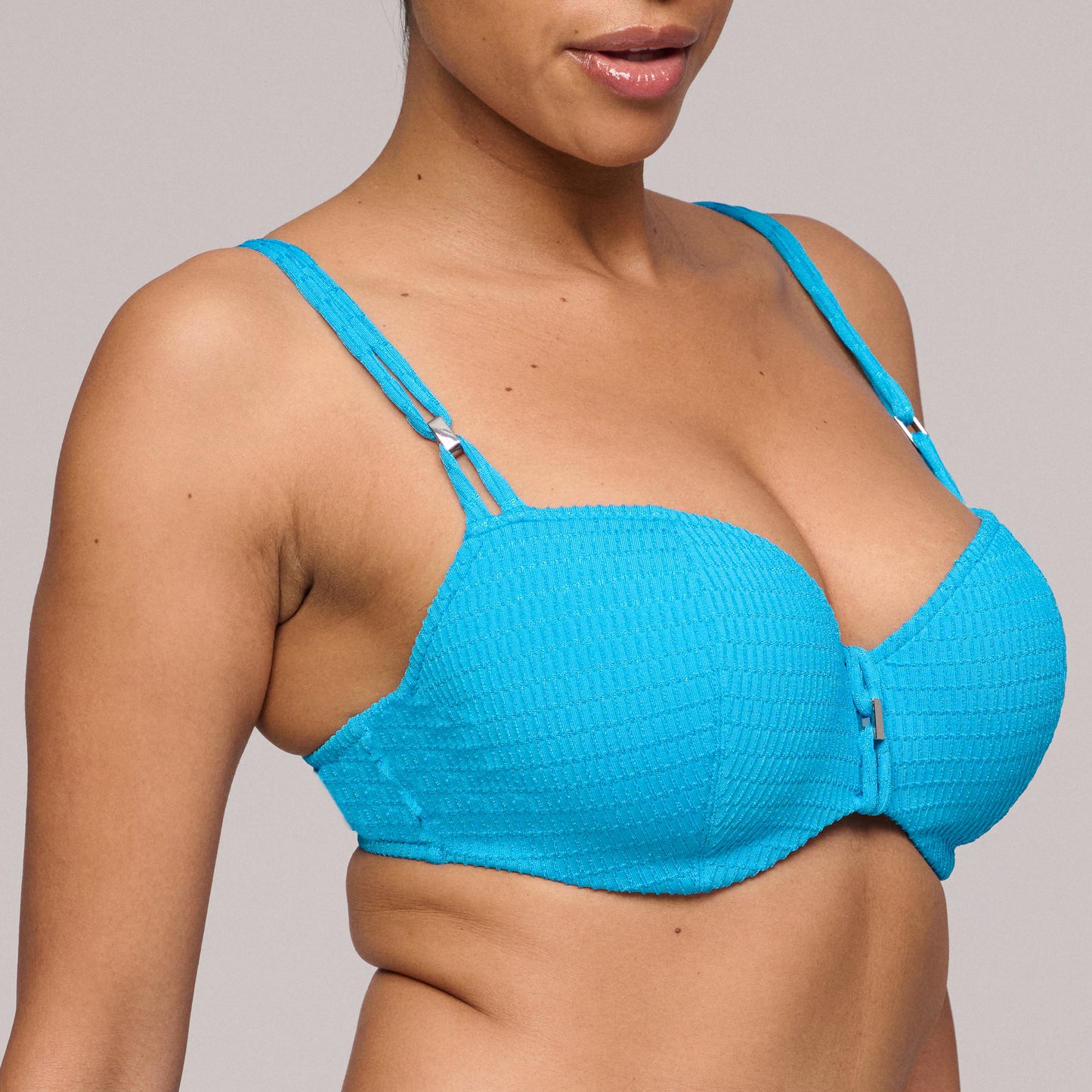 CHERILYN Sea Breeze padded balcony bikini top
