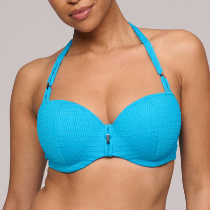 CHERILYN Sea Breeze padded balcony bikini top