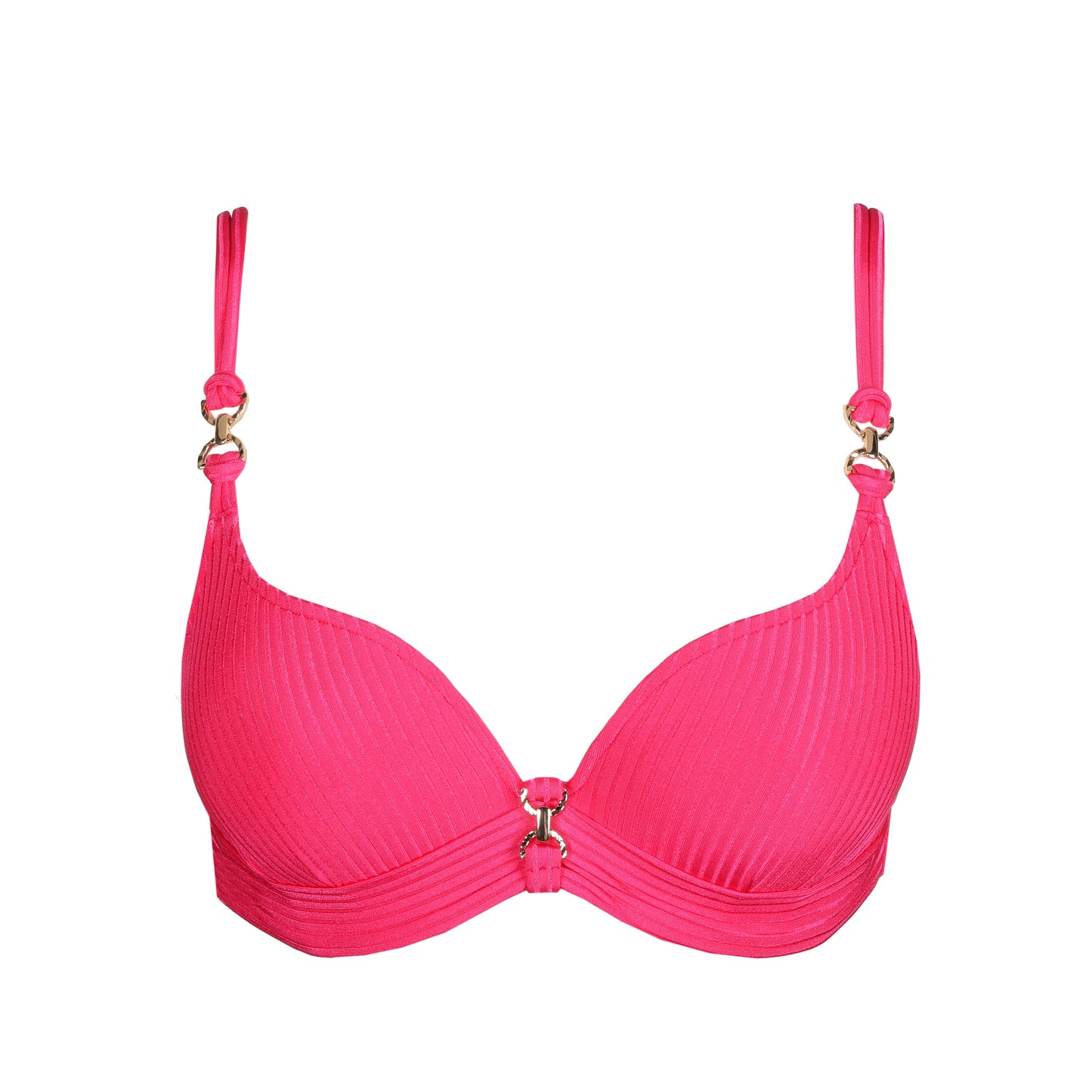EMLY Dragon Fruit padded bikini top heartshape