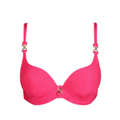 EMLY Dragon Fruit padded bikini top heartshape