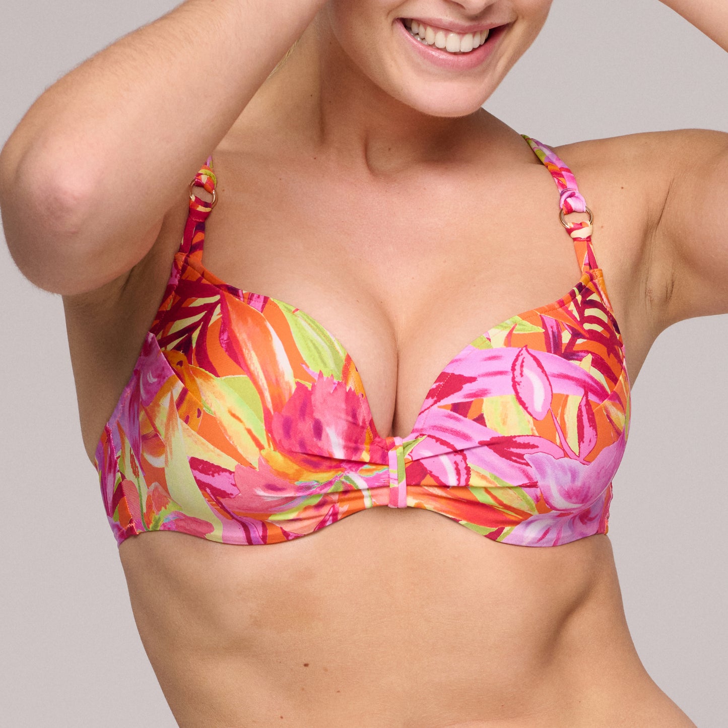 SHUBRA Musa padded bikini top heartshape