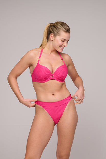 EMLY Dragon Fruit padded bikini top heartshape