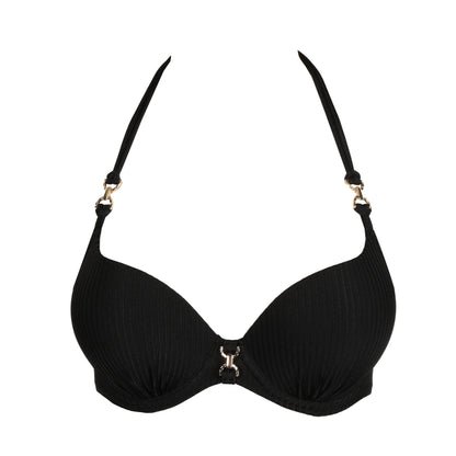 EMLY black push up bikini top