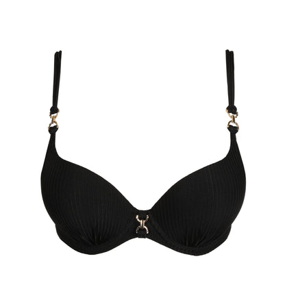 EMLY black push up bikini top