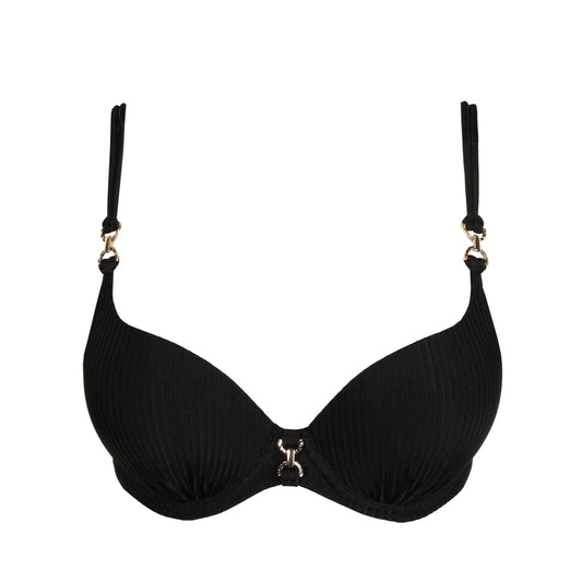 EMLY black push up bikini top