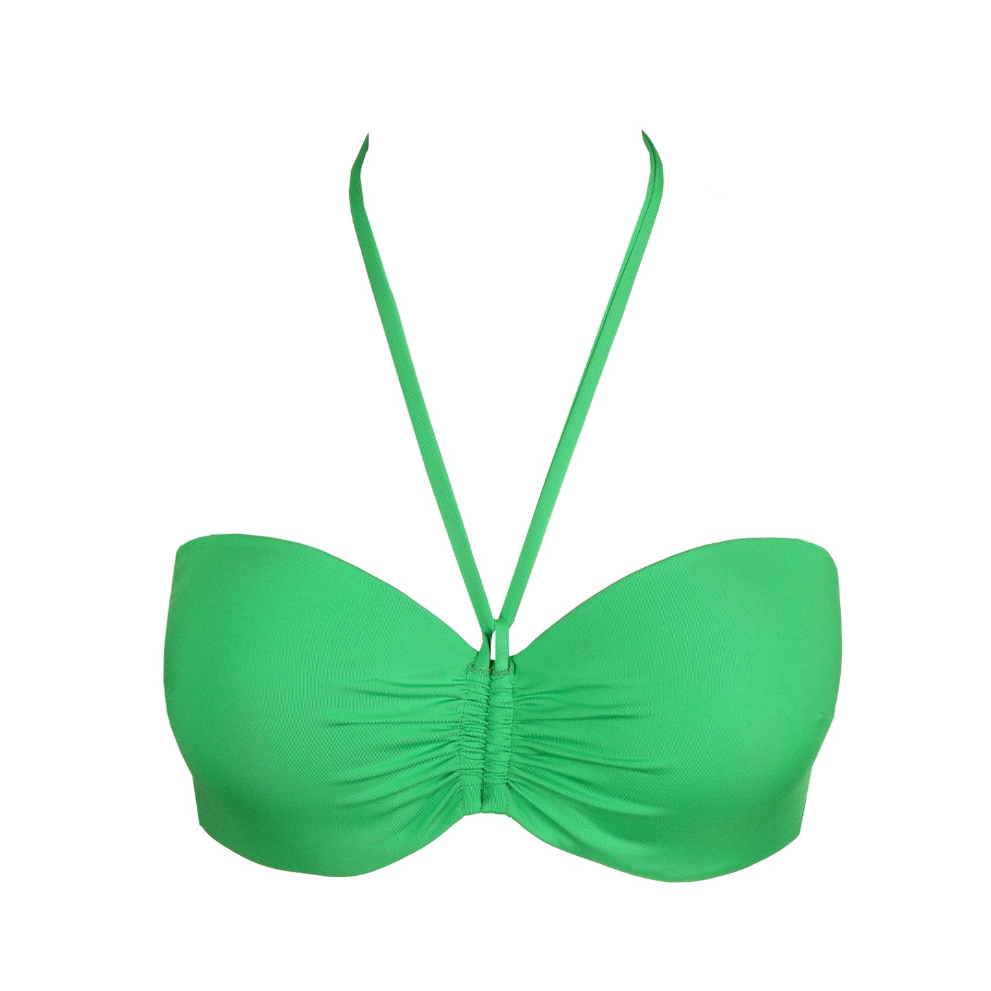 MADURAI Exotic Green padded strapless bikini top