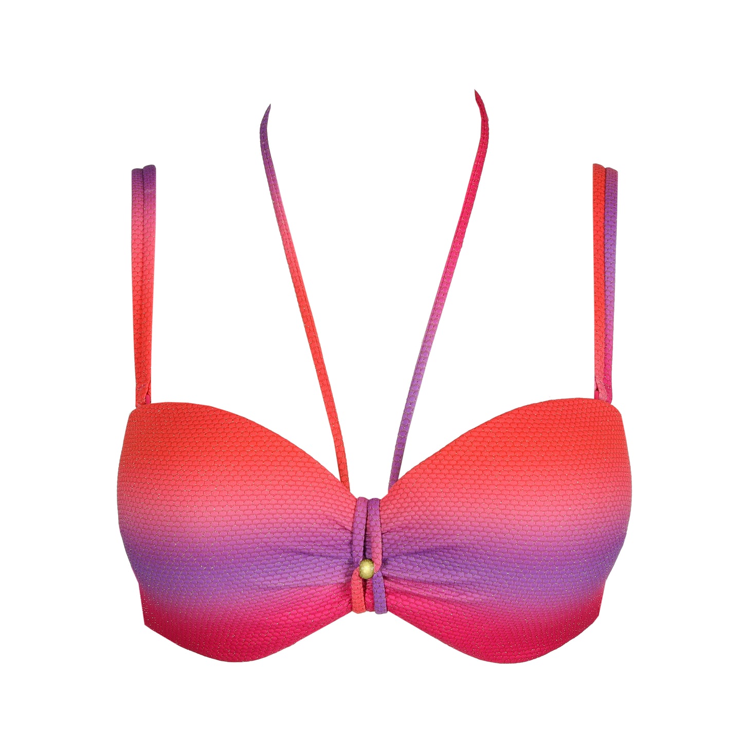 NUSA DUA Spectral padded strapless bikini top