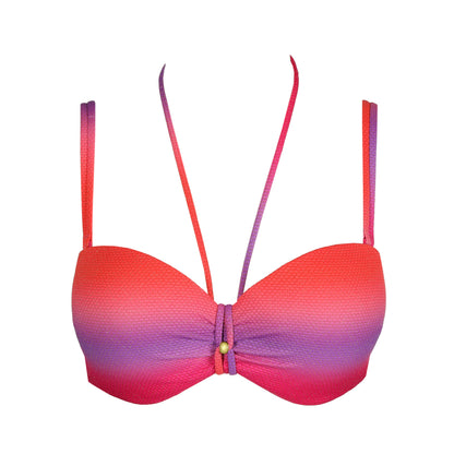 NUSA DUA Spectral padded strapless bikini top