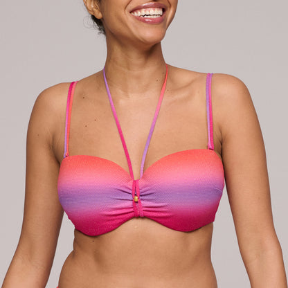 NUSA DUA Spectral padded strapless bikini top