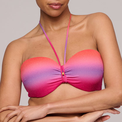 NUSA DUA Spectral padded strapless bikini top