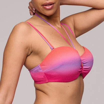 NUSA DUA Spectral padded strapless bikini top