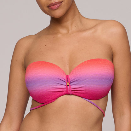 NUSA DUA Spectral padded strapless bikini top