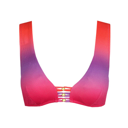 NUSA DUA Spectral padded triangle bikini top