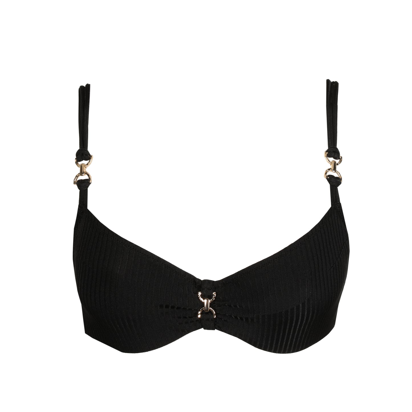 EMLY black full cup bikini top