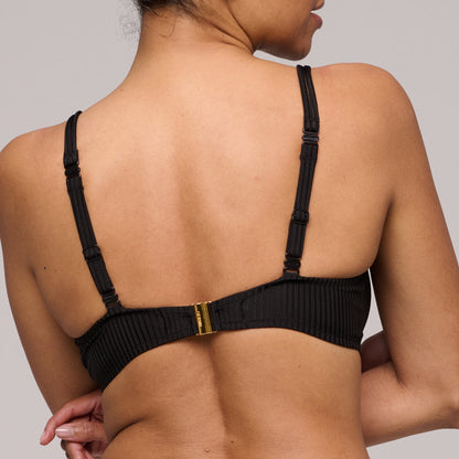 EMLY black full cup bikini top
