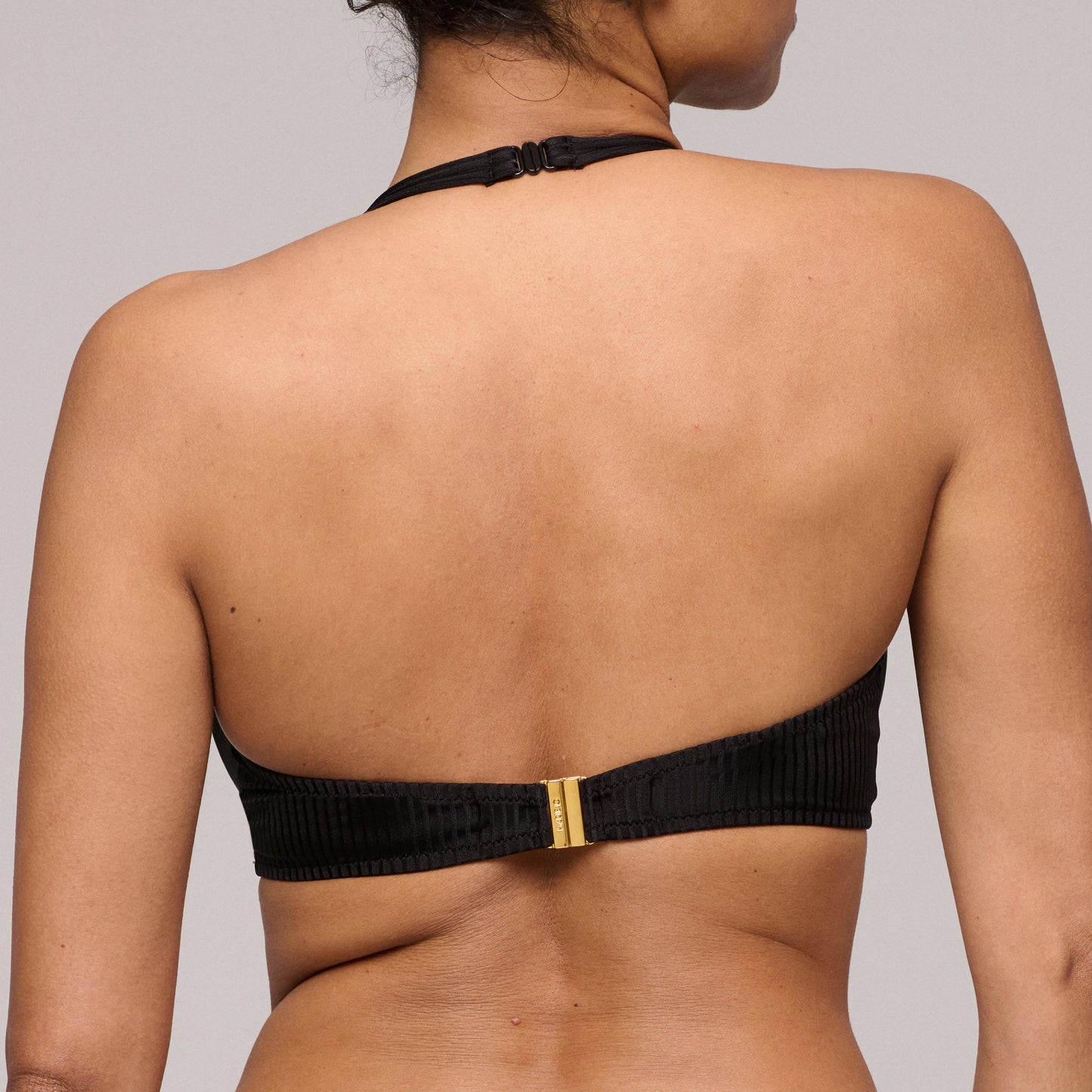 EMLY black full cup bikini top
