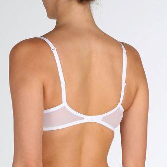 Marie Jo Caro Full Cup Wire Bra in White-UK 40B / EU 90B / US 40B