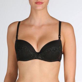 Marie Jo Liza Padded Bra - Round Shape in Fumy Grey-UK 40A / EU 90A / US 90A