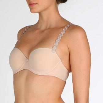 Marie Jo Tom Padded Bra - Balcony in Caffé Latte