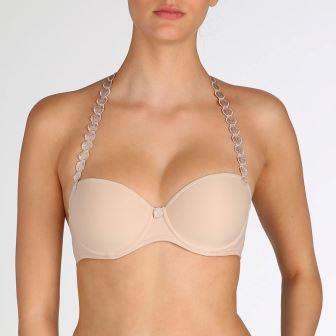 Marie Jo Tom Padded Bra - Balcony in Caffé Latte