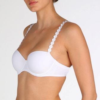 Marie Jo Tom Padded Bra - Balcony in White