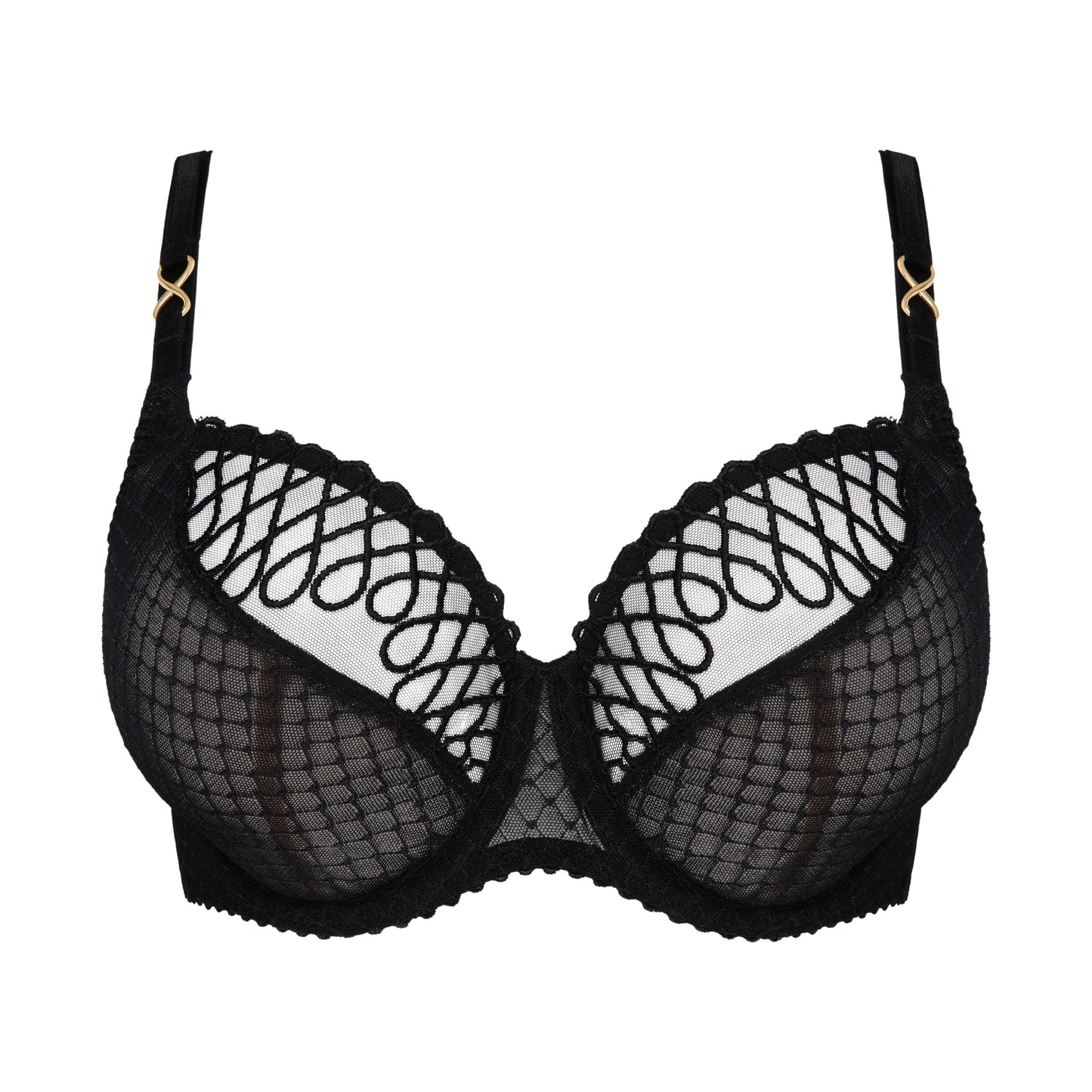 Primadonna JOKKO balcony bra tulip seam in black