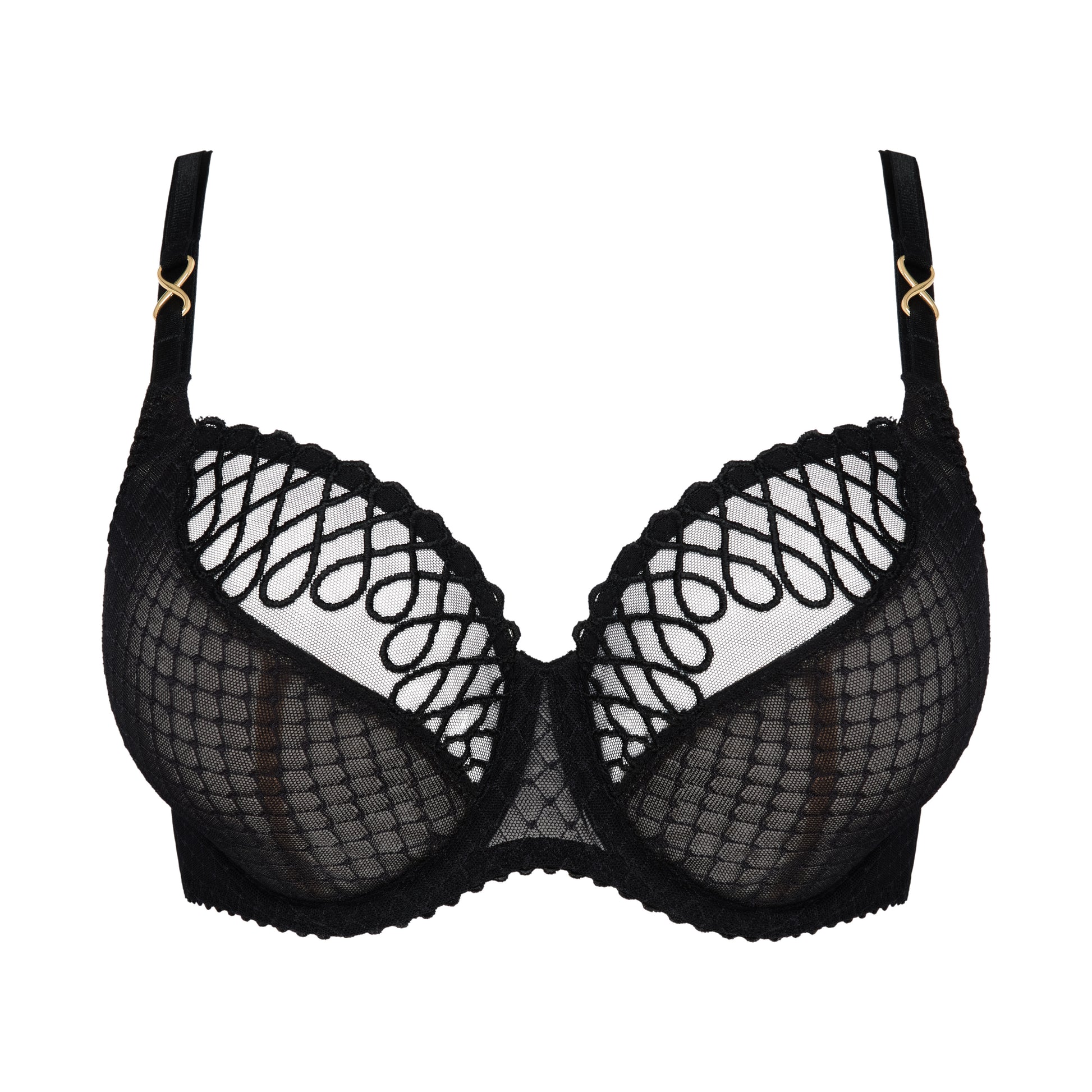 Primadonna JOKKO balcony bra tulip seam in black