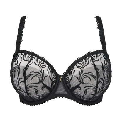 Primadonna SOLISSE balcony bra vertical seam in black