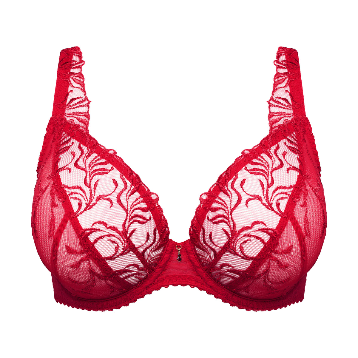 Primadonna SOLISSE plunge bra in true red