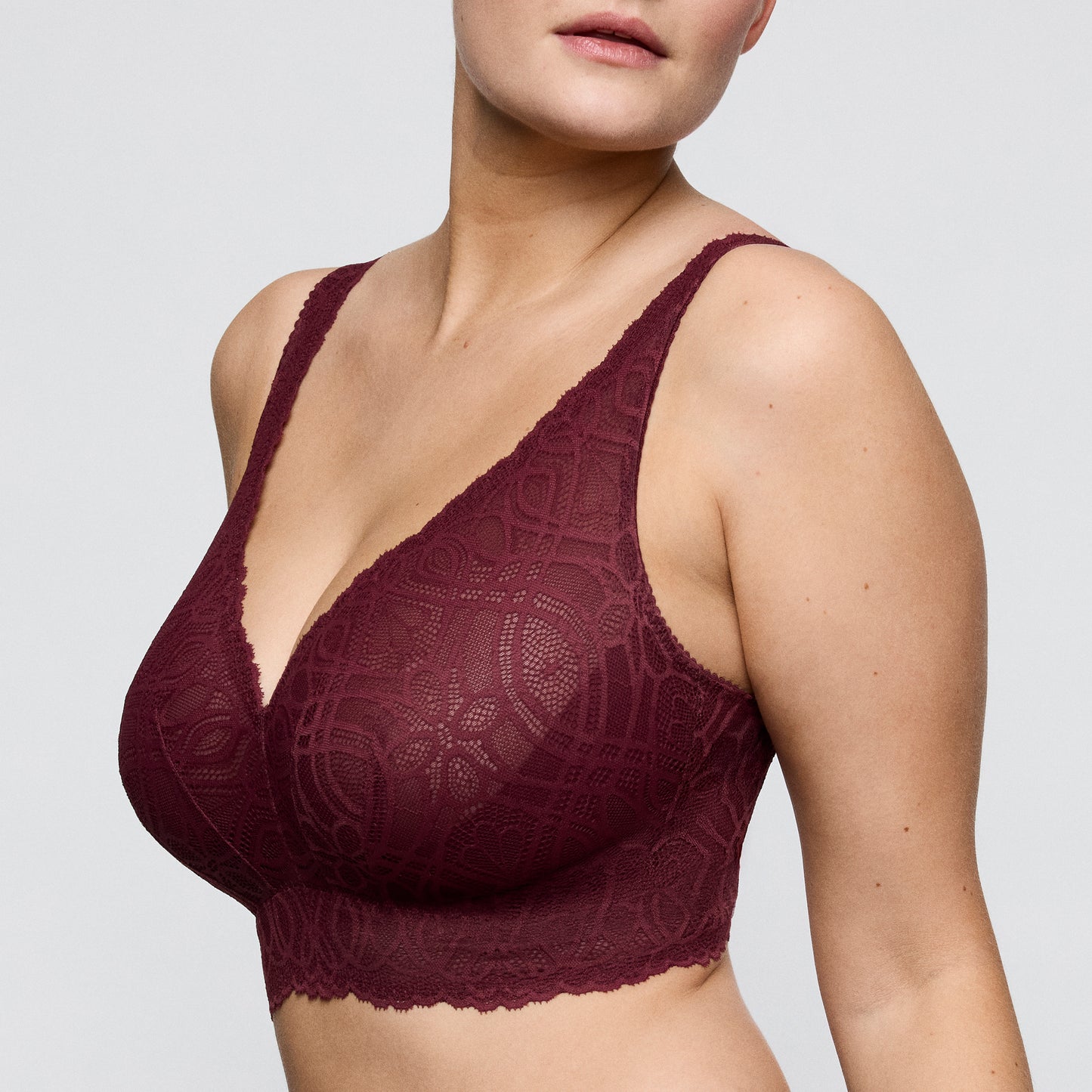 Primadonna SALERNO bralette in evening red