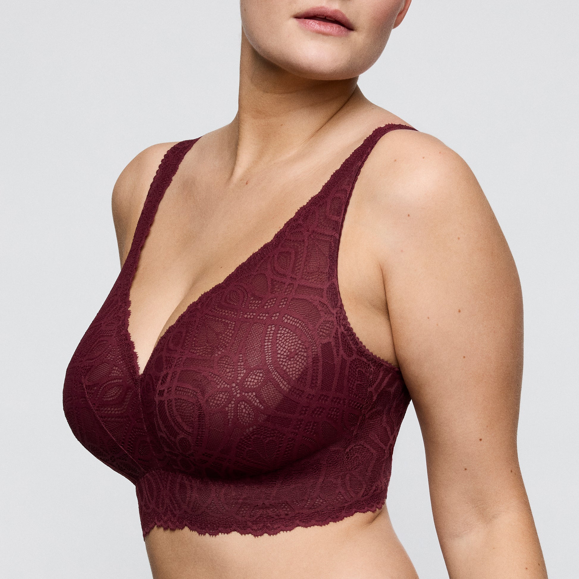 Primadonna SALERNO bralette in evening red