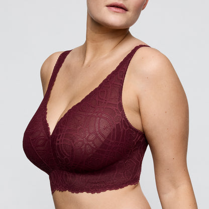 Primadonna SALERNO bralette in evening red