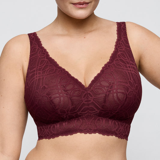 Primadonna SALERNO bralette in evening red