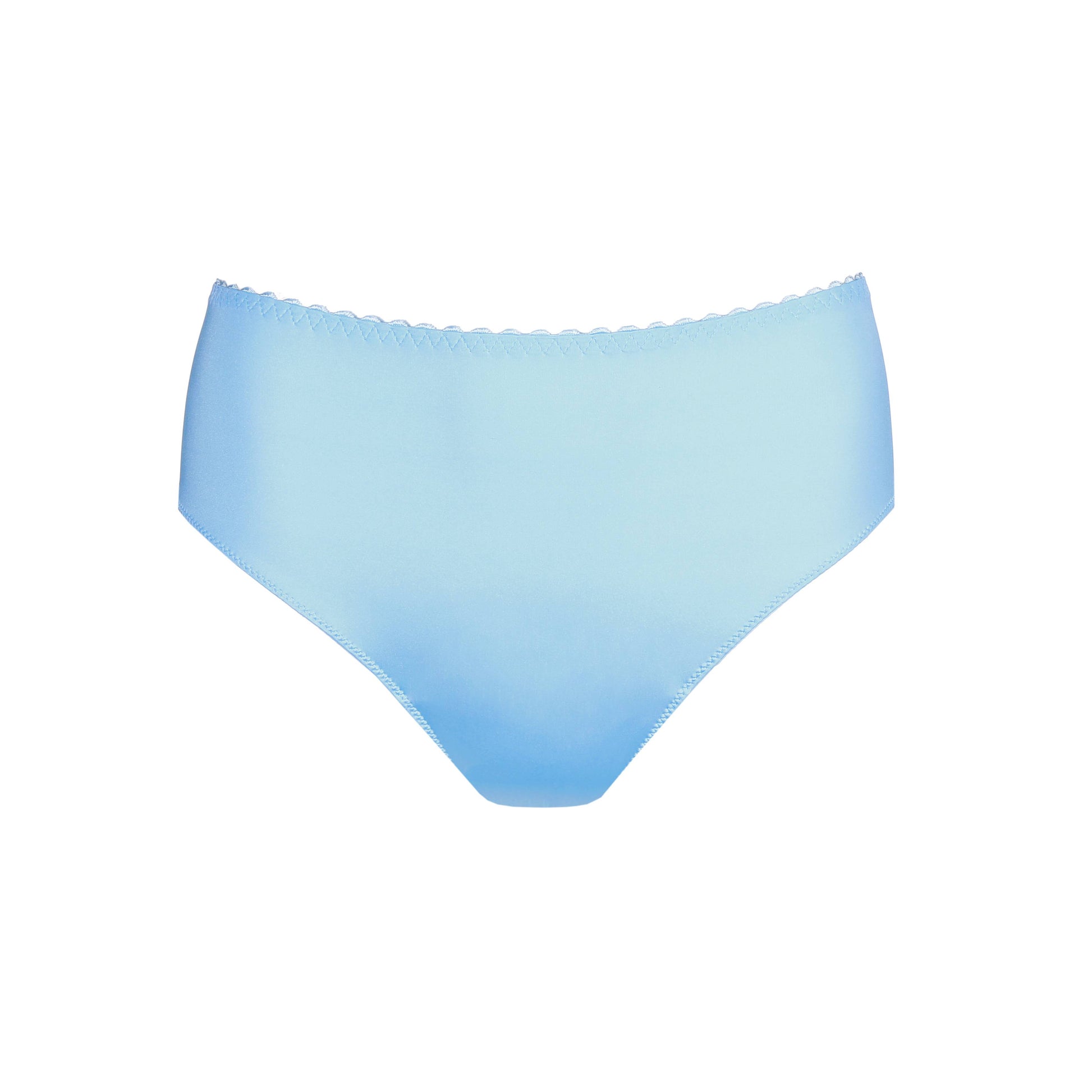 Primadonna CALA LUNA full briefs in Ice Dream smooth high-waist in vibrant blue color.