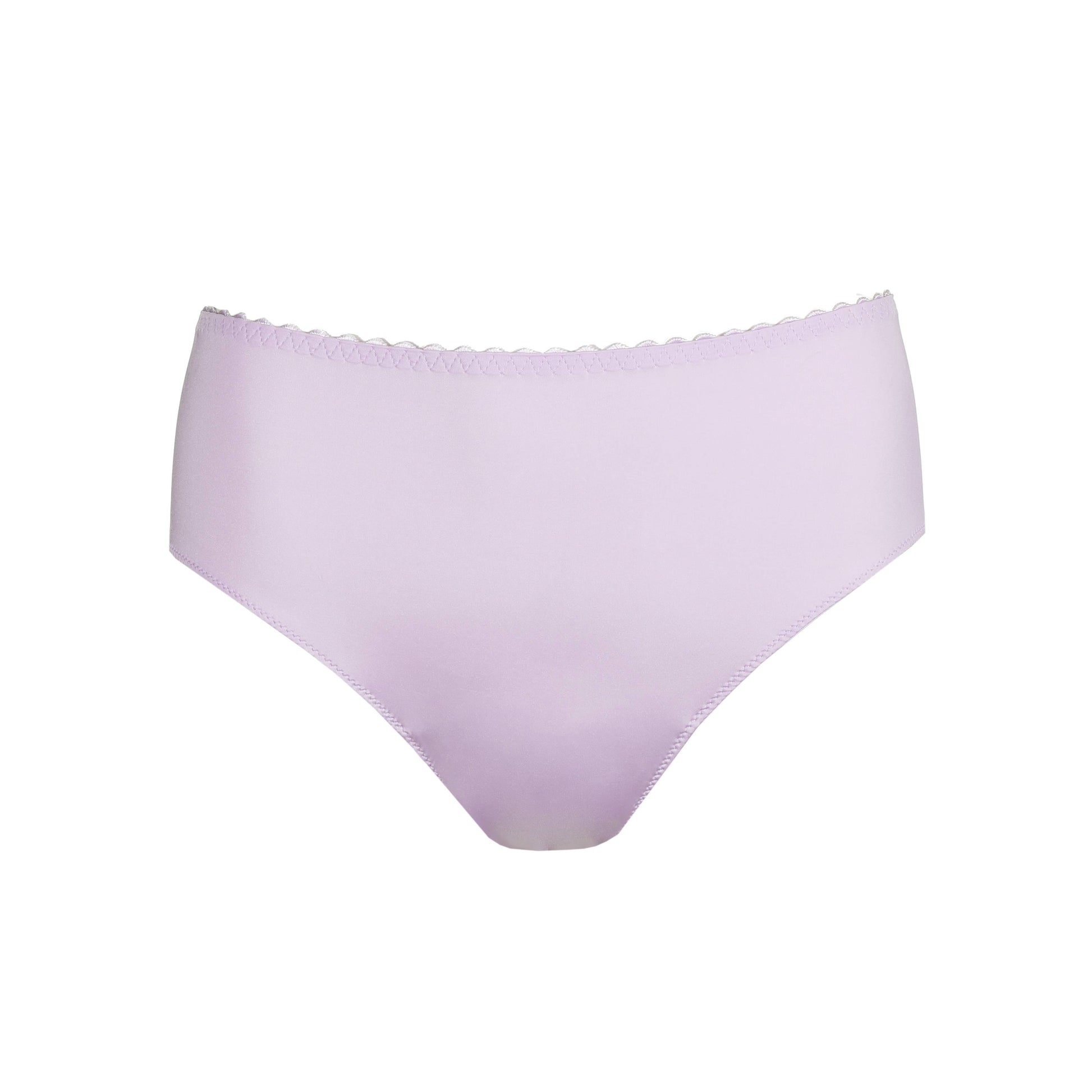 Primadonna IXIA fsmooth full briefs in Wisteria, high-waist lilac panties for a smooth retro look.