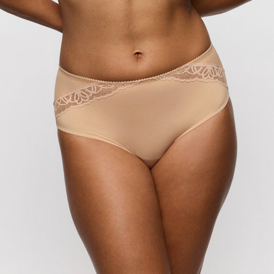 Primadonna SALERNO full briefs in Candy Ginger featuring a high-waist design and flattering neutral color.