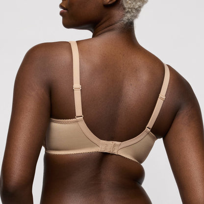 Primadonna SALERNO half padded plunge bra in Candy Ginger, showcasing the back design and straps.