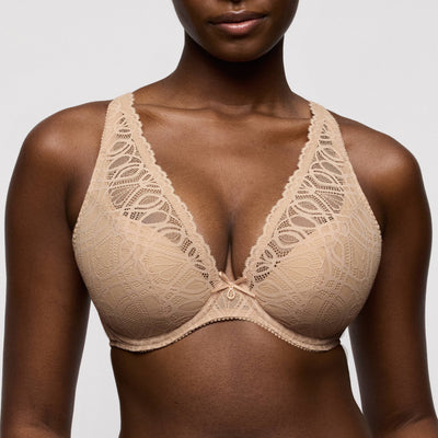 Primadonna SALERNO half padded plunge bra in Candy Ginger