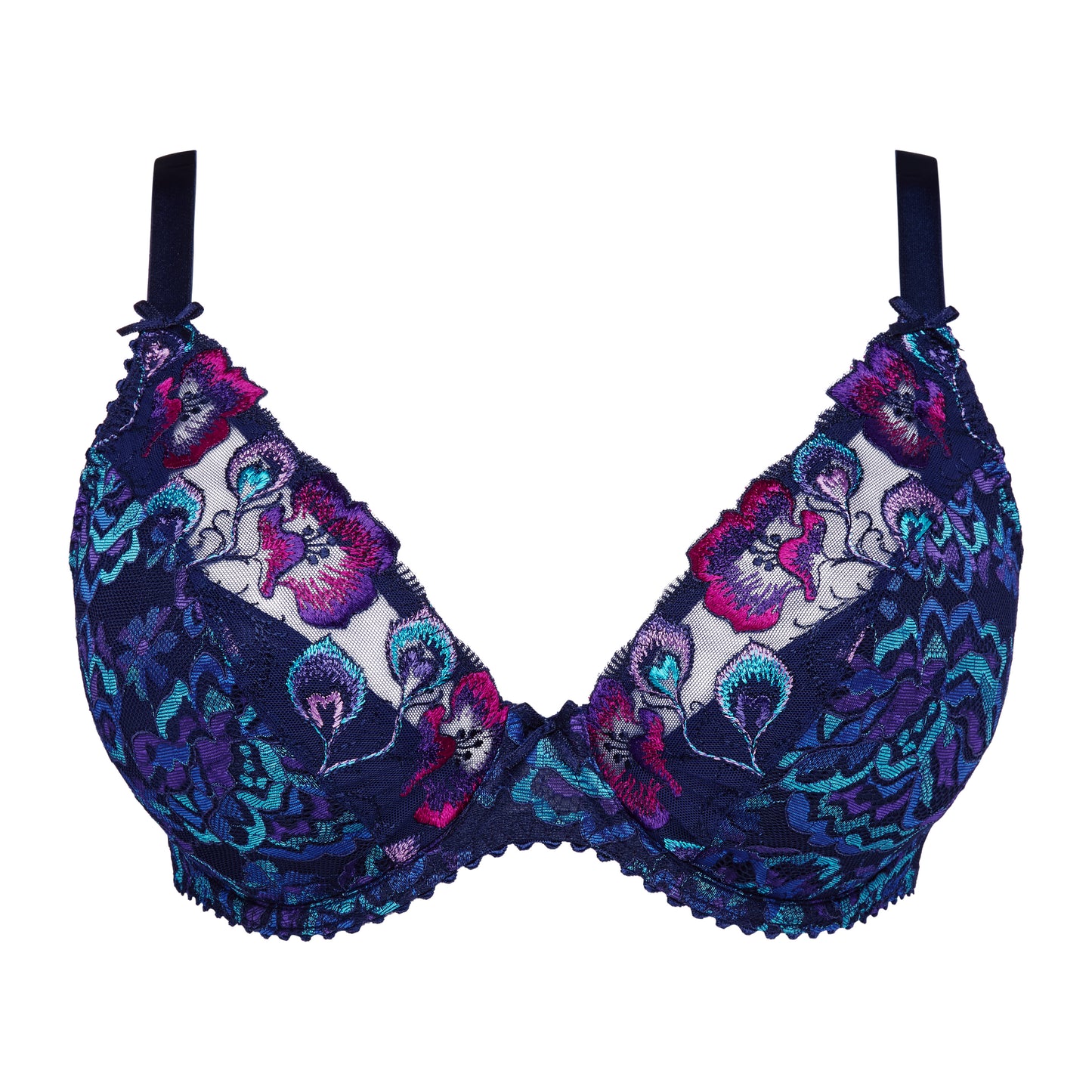 Primadonna SAN ANGEL half padded plunge bra in Water Blue
