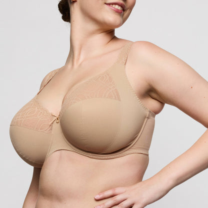 Primadonna SALERNO full cup bra in Candy Ginger I - M, featuring supportive underwires and double lining.