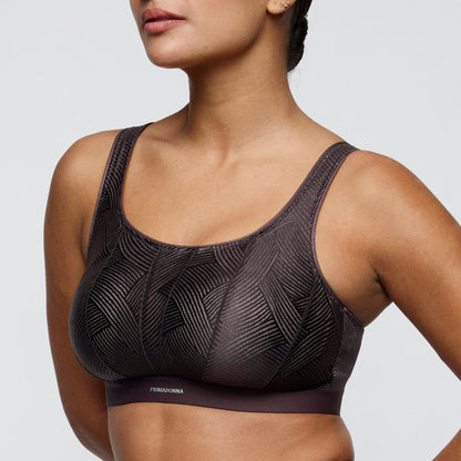 Primadonna Sport THE GAME sports bra wireless in Smokey taupe