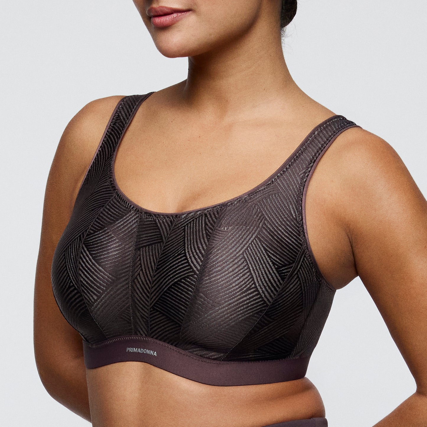 Primadonna Sport THE GAME sports bra in Smokey taupe