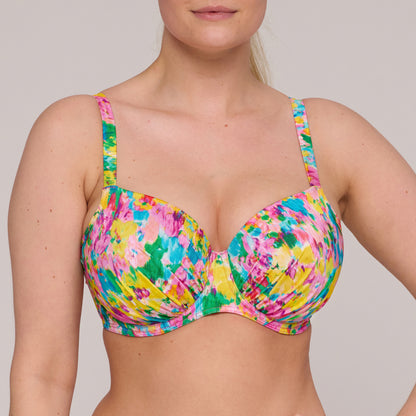 Primadonna Swim UBUD sun glow padded balcony bikini top