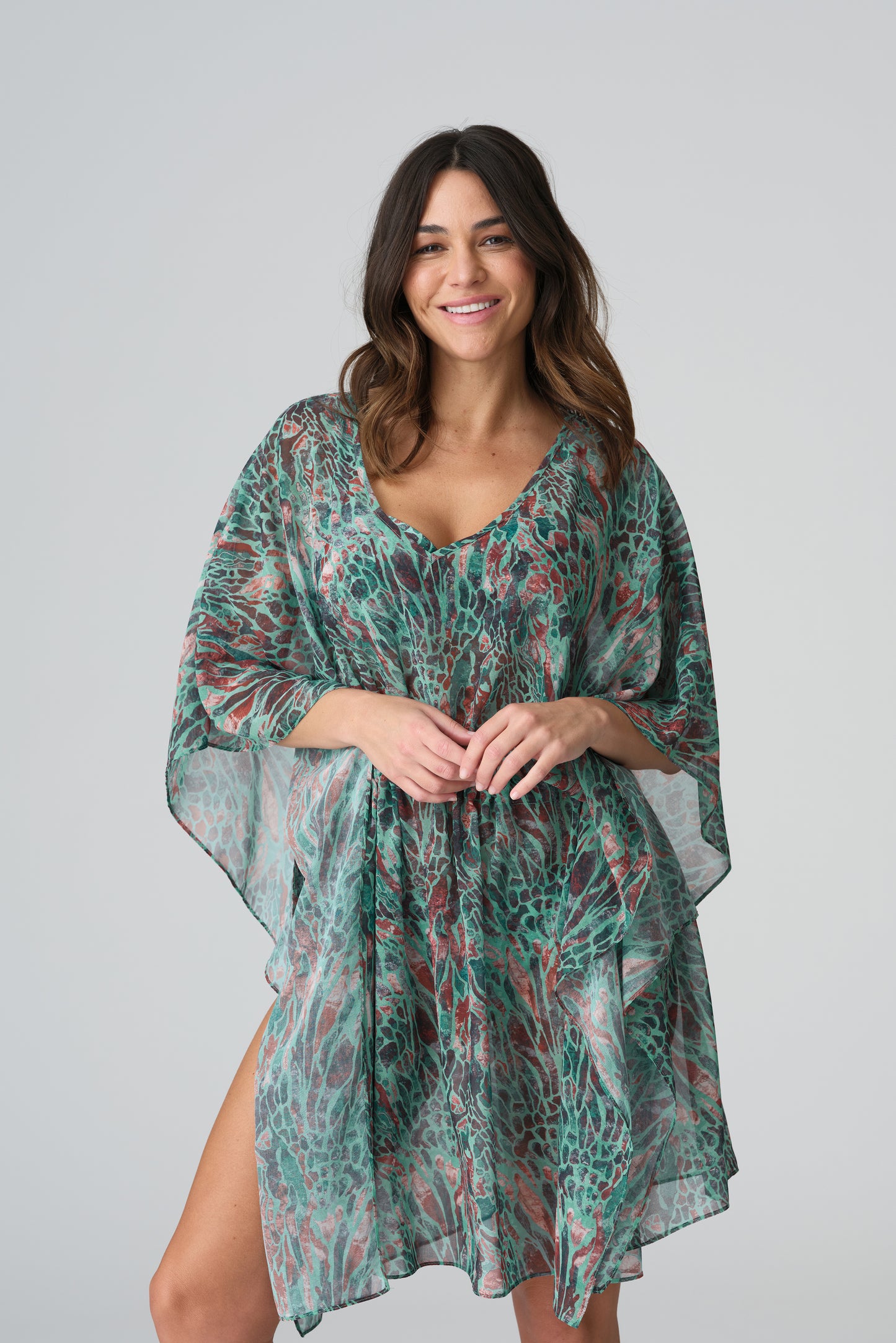 Primadonna RIYAD Turquoise Seas swimwear kaftan