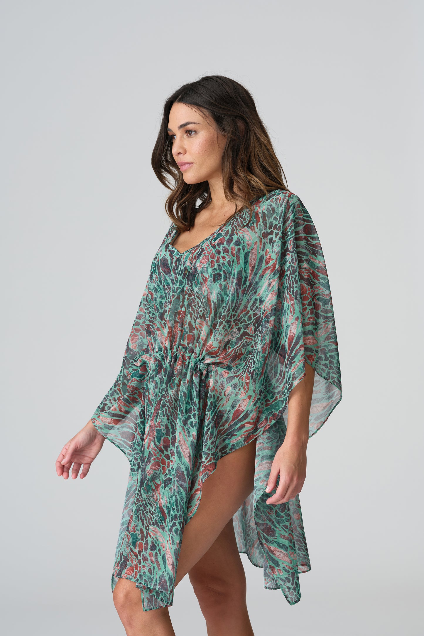Primadonna RIYAD Turquoise Seas swimwear kaftan