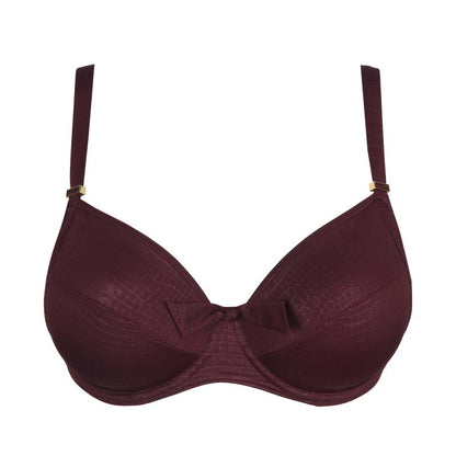 PrimaDonna Swim DALYAN full cup bikini top in wine