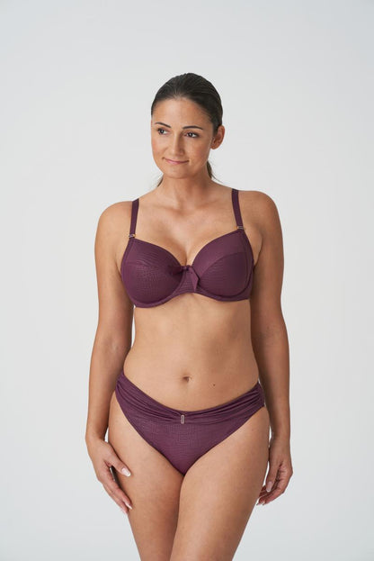 PrimaDonna Swim DALYAN full cup bikini top in wine