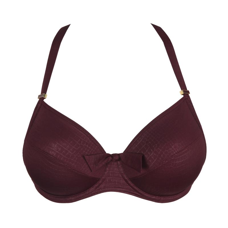 PrimaDonna Swim DALYAN full cup bikini top in wine