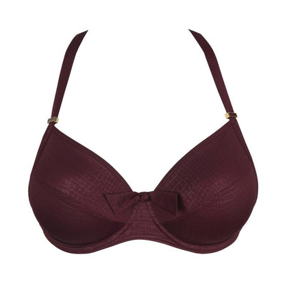 PrimaDonna Swim DALYAN full cup bikini top in wine