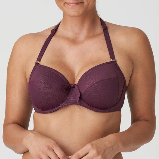 PrimaDonna Swim DALYAN full cup bikini top in wine